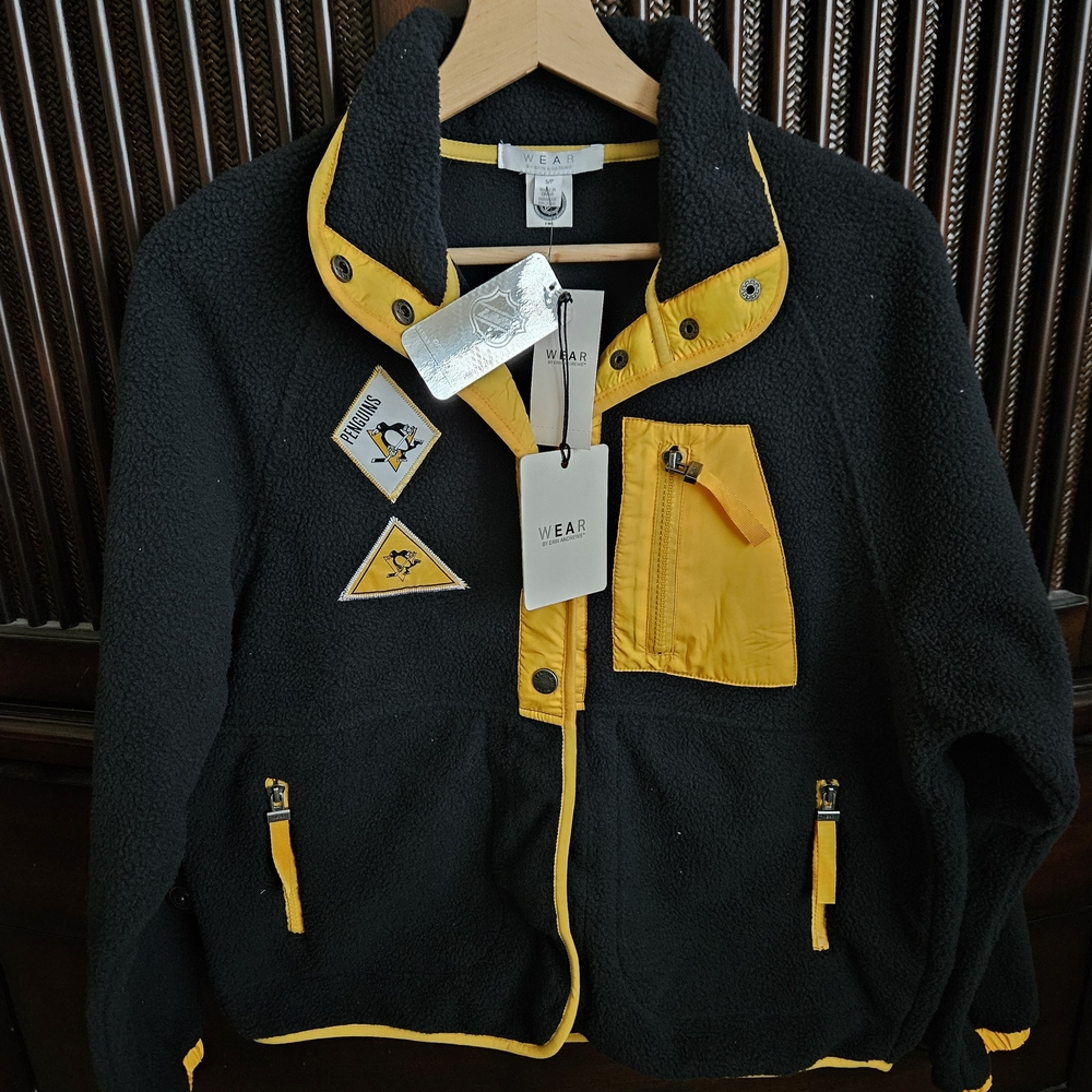 NHL Pittsburgh Penguins Fleece By Erin Andrews Wear Women's Small nwt